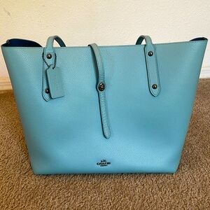 Blue coach Tote bag